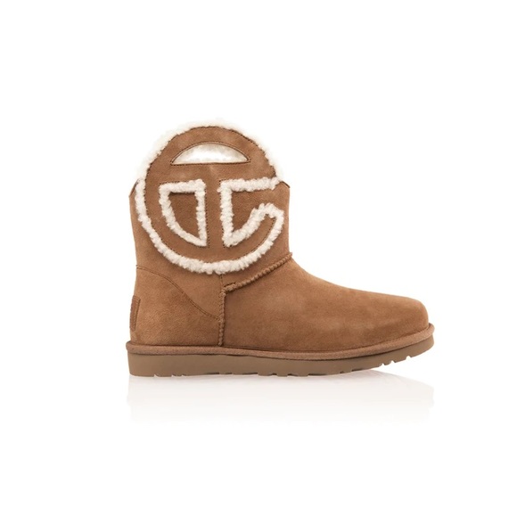 🆕Ugg X Telfar Limited Edition Chestnut Brown Classic Short Telfar Logo Ugg Boot - Picture 5 of 15